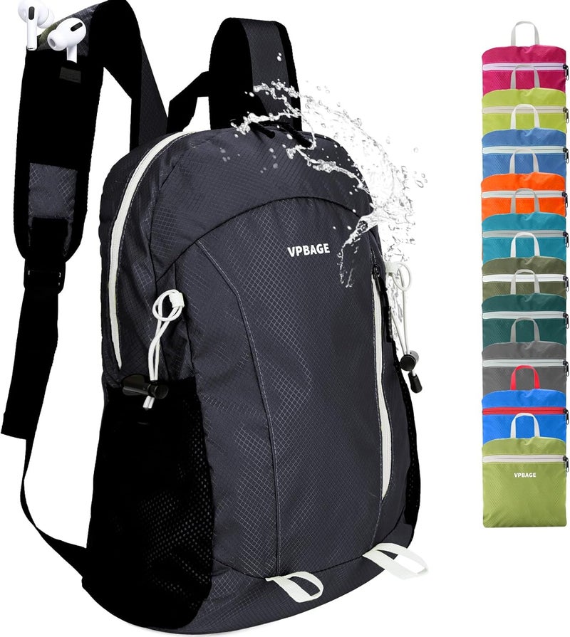 VPBAGE Store 15L Water-resistant Hiking Daypack, Small Backpack Travel Outdoor, Lightweight Day Pack with Tool Loops - Image 1